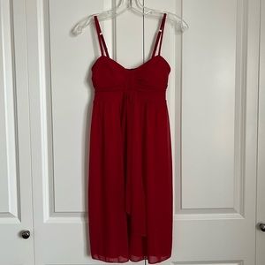 Le Château Red Empire Dress Size XS